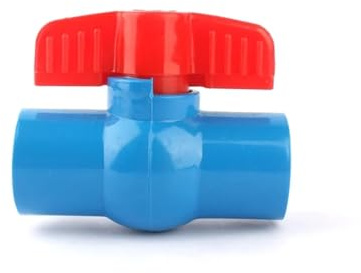 Kugelhahn mit Innengewinde, Aquarium-Schalter, Durchflussverbinder for Fischbecken, verstellbarer Rohradapter, PVC, G1, 2 Zoll, 1 Stück(Blue)