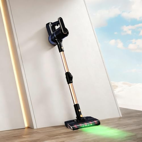 Xintianwang Sixpad Cordless Vacuum Cleaner - Completely upgraded Sixpad S90 Cordless Vacuum Cleaner, 15000pa Powerful Suction, Green Dust Reveal Light, Vacuum & Mop 2-in-1, Anti-Tangle Roller (A)