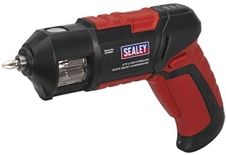 Sealey Cp36Ms Cordless Screwdriver Quick Select 14Pc 3.7V Lithium-Ion USB