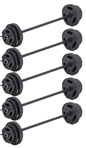 GORILLA SPORTS® Langhantel-Nackenpolster 40 cm, 3 cm, mit Klettverschluss | Schaumstoffpolster für Olympia- und Standardstangen, schützt Nacken, Schultern, Rücken und Hüfte bei Kniebeugen und Lunges
