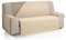 Martina Home Diamond Copridivano imbottito 3 Posti - Beige/Pelle