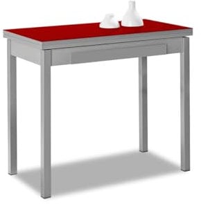 ASTIMESA Mesa de Cocina Tipo Libro Rojo 40X80cm