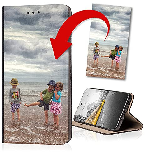 KX-Mobile Hülle für Samsung Galaxy A50 Handyhülle personalisiert mit deinem Wunschmotiv Schutzhülle Klapphülle Smart Magnet