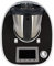 One-Wheel | selbstklebende Folie passend für Thermomix TM5 | Schlag- & Stoßschutz | Klebefolie Design Einfarbig schwarz | Aufkleber Motiv: Bunt