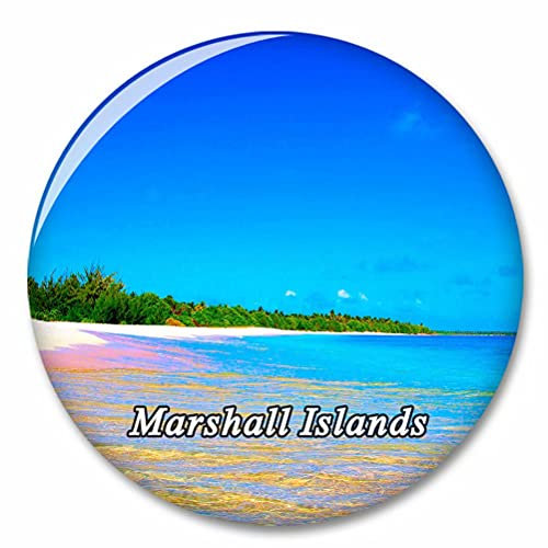 Marshall Islands Fridge Magnet Decorative Magnet Tourist City Travel Souvenir Collection Gift Strong Refrigerator Sticker