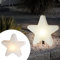 Sternlampe mit Steckfuß XL 50cm | 2m Zuleitung E27 Max. 25W IP65 | Indoor Outdoor Gartenleuchte Erdspieß (1 x Sternlampe 50cm)