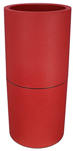 Granit Rond Haut, 108cm x 50cm, Rouge