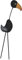WB wohn trends Garten-Stecker aus Holz, Vogel schwarz, 107x40cm, andere Motive wählbar, Deko-Stecker Garten-Deko