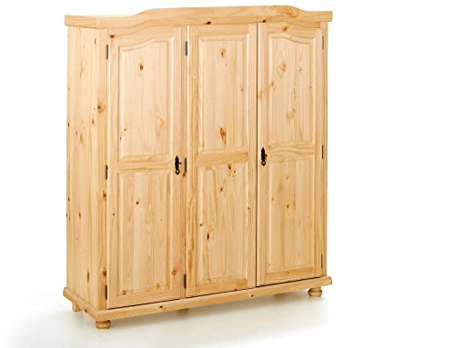 Dmora - Großer Mehrzweckschrank Dortmund, Multifunktionale Möbel, Schuhschrank, Besenschrank, 150x56 h180 cm, Eiche