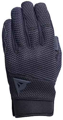 Dainese - Torino Woman Gloves, Textil Motorradhandschuhe, Knöchelschutz, Touchscreen, Damen Motorradhandschuhe, Schwarz/Anthrazit, XS | Dainese Smart Touch am Zeigefinger