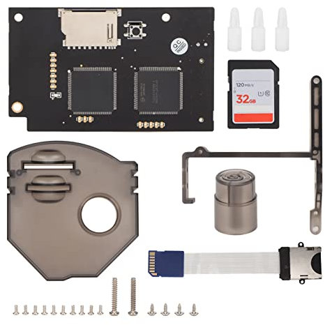 Optisches Laufwerk Simulation Board Kit für SEGA VA1 (Optisches Laufwerk Board + Remote SD Karte Installationsset + 32G Game SD Karte), V5.15b, mit 2 Kühlkörpern