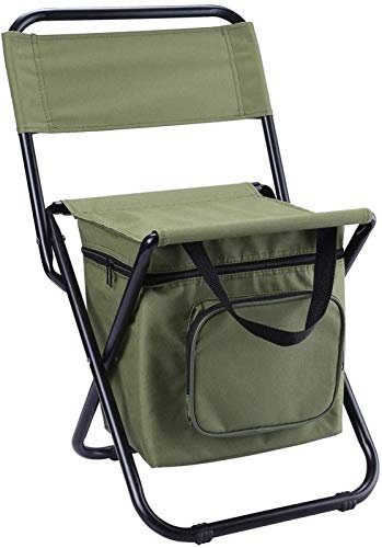 Rucksackstuhl, klappbarer Campingstuhl mit Getränkehalter, leicht, tragbarer Outdoor-Sitz, bis zu 200 kg, robust, perfekt für Camping, Garten, Angeln, Strand, Outdoor, la