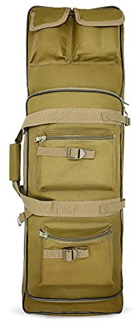 Alephnull Gewehrrucksack Weiche Gewehrkoffer Schrotflinten Tasche Taktischer Gewehrkoffer Schrotflinten Tasche Waffenkoffer (Braun, M)