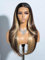 Joedir 13x4 Lace Frontal Perücken für schwarze Frauen lange gerade frei Teilung Seide Basis Lace Front Perücken mit Baby Haar 28 Zoll geschichteten synthetischen Perücken für Frauen