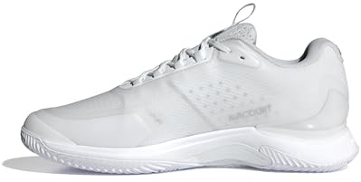 adidas Damen Avacourt 2 Clay Tennis Shoes Tennisschuhe, FTWR White/Silver met./FTWR White, 38 2/3 EU