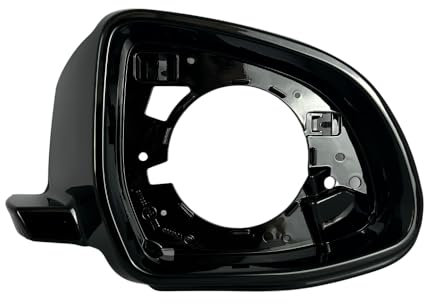 Spieg Rechts Spiegelrahmen Ersatz für BMW X3 F25 2010-2017 | X4 F26 2014-2018 | X5 F15 2013-2018 | X6 F16 2014-2019 Schwarz Glänzend - Piano Black (Beifahrerseite)