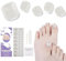 Ongles en Gel UV Semi Durci Lot de 32 pcs Faux Ongles Pieds Autocollants Auto-adhésifs Vernis Autocollant Ongles Bande Gel Ongle UV Pour Femmes Nail Art Stickers