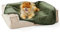 Lesure wasserdichte Hundedecke kleine Hunde - 80x60cm Outdoor Hundedecke waschbar, Hundedecke Sofaschutz aus Sherpa Fleece, Katzendecke flauschig und weich, Olivgrün