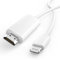 [Apple MFi Certified] Apple Lightning to HDMI Cable Adapter for iPhone to TV, 1080P Lightning to Digital AV Adapter Sync Screen Connector for iPhone 14 13 12 11 Pro Max XS XR to HDTV Projector Monitor