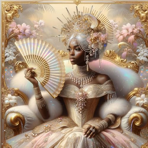 Lumalea - Papier peint panoramique Femme Design 3D - Largeur 195 cm x Hauteur 195 cm