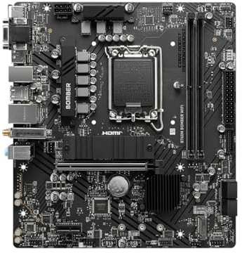 Processore Scheda madre Fit For MSI B760M BOMBER WIFI Supporta 14900KF 13900K 12900K 12600K 12400F 12100F CPU DDR5 6400MHz 128GB HDMI NVME M.2