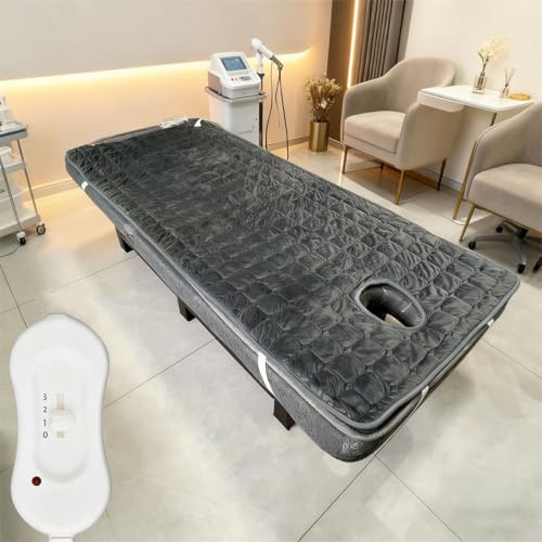 Joytar Matratzenauflage für Massageliegen, beheizte Kosmetikstudio-Matratze, Wimpernauflage für Massageliegen, elektrische Heizdecke, 150 x 80 cm(A)