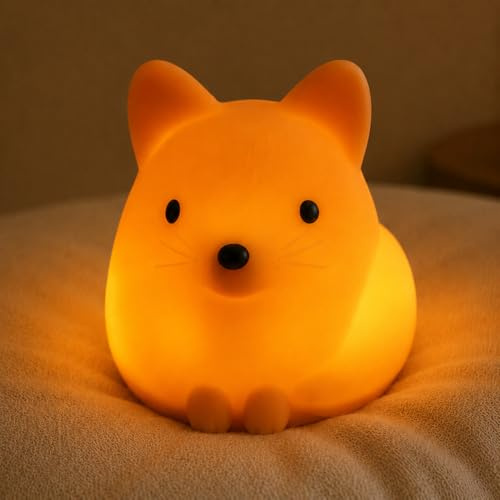 Winkee Tiny Nachtlicht Baby, LED Nachtlicht Kinderzimmer, Dimmbares Stilllicht mit Touch, USB wiederaufladbar, Nachtlampe Babyzimmer