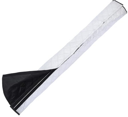 VICASKY Gaine Isolante pour Tuyau de Ventilation de Climatisation 2,16 M, Manchon Flexible en Matériau Résistant aux Uv, Protection Thermique et Barrière L'humidité pour Conduits