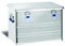 ALUTEC Aluminiumbox COMFORT 73 (Inhalt 73 l, Innenmaße (LxBxH) 550 X 350 X 381 mm, staub-/spritzwassergeschützt, Werkzeugbox, Aufbewahrungskiste, Gewicht 4,85 kg) 12073