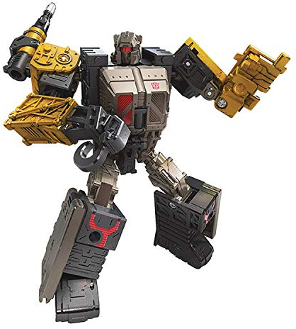Transformers Toys Generations War for Cybertron: Earthrise Deluxe WFC-E8 Ironworks Modulator Figure – Children Aged 8 and Up, 14-cm