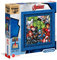 Clementoni 38801 Frame me up Avengers – Puzzle 60 Teile ab 4 Jahren, buntes Kinderpuzzle inkl. Rahmen aus Karton, zum Aufhängen ohne Kleber, Geschicklichkeitsspiel für Kinder