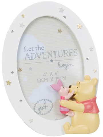Disney Magical Beginnings Baby Bilderrahmen aus Kunstharz, Winnie