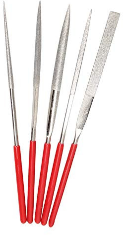5pcs Lama Diamantata per Seghetto Lama Seghetto Alternativo Lima per Vetro, Pietra, Metallo, Legno, Gioielli