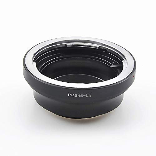 PK645-Niko Lens Adapter Ring for Pentax 645 (P645) SLR Lenses Compatible with Nikon F-Mount Cameras: D5300, D5200, D5100, D3300, D3200, D3100, D7000 ,D2000 ,D100,D50,D60,D70,D80,D3,D3S,D3X,DF