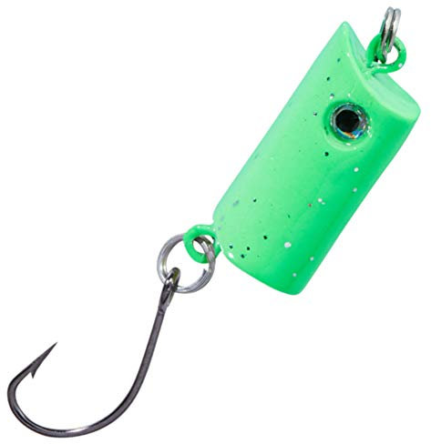 Balzer Forellen Pellet Popper 2cm 3g - Forellenköder, Farbe:Chartreuse-Glitter