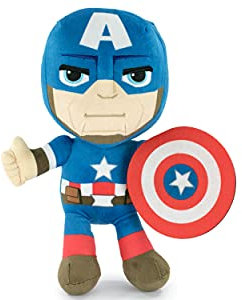 Marvel Universe, Avengers, Guardians of The Galaxy Figuren Plüschtiere - Super Soft Qualität (30cm, Captain America)