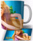 TusRelojes Tangle Rapunzel Taza de Ceramica Blanca 325ml Mug