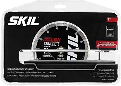 SKIL SPT5007-EA - Kit de fijación de entrada temprana para sierra de hormigón de corte verde para SKIL modelo SPT79A-10, color negro