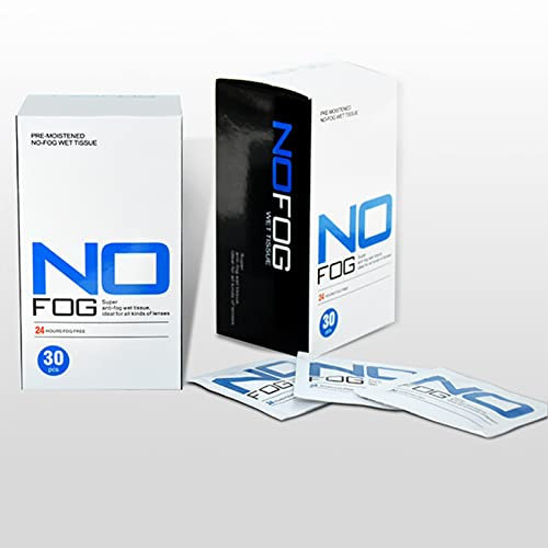 YiYFiT 3 Packs of 30 Total 90 Wipes Anti-Fog Lens Wipes,No Fog Glasses Wipes Lift the Fog Lasts 24hrs Glasses Cleaner Wipes Ideal for All Lenses Camera Lenses Screens Tablets