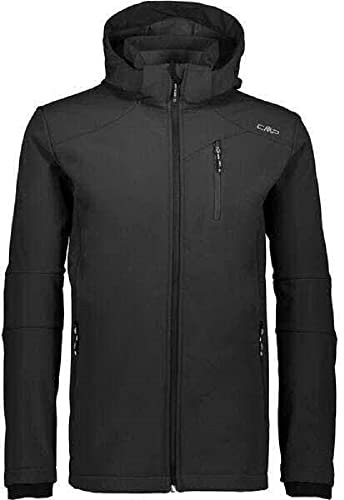 CMP Herren MAN JACKET ZIP HOOD, Antracite-Reef, 54 EU