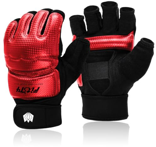 FitsT4 Sports MMA Handschuhe Boxhandschuhe gepolstert Trainingshandschuhe