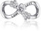 Unendlichkeit Liebe Charms 925 Sterling Silber für Europäische Armbänder und Halskette - Bead Charms Blume Perlen Geschenke für Frauen Mädchen
