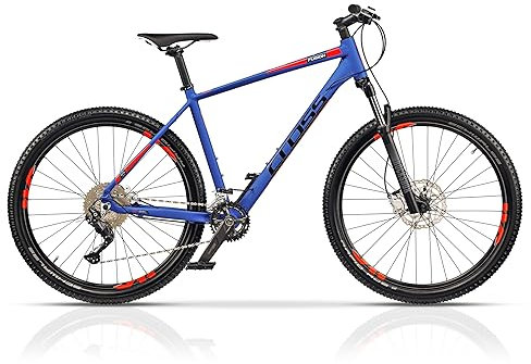 Airtracks 27,5 Zoll Mountainbike Herren MTB Fahrrad Hardtail Fusion X Shimano 2x10 Deore RD-M4120 SGS - ROCKSHOX Judy - Rahmenhöhen 42, 46, 50 und 54 - (54cm (Körpergröße 185-195cm))