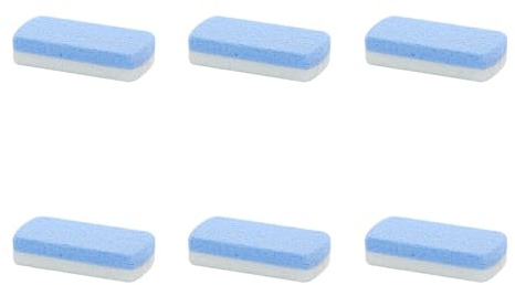 rongweiwang 6 Teile/Satz Breite Anwendung Fuß Bimsstein Mit Mehreren Belüftungsöffnungen Für Alle Altersgruppen Pediküre Fuß Massage Abgestorbene Haut Entfernung, Blau