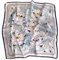 prinfantasy Schal Damen Kopftücher Halstuch Elegante Schals Frauen Elegant Seidenschal Business Seidentuch Bandana, 070259
