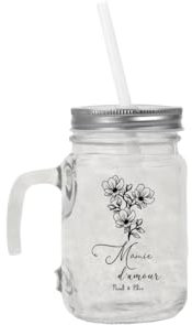 Verre cocktail personnalisé/verre mojito/cadeau vacances personnalisé/verre personnalisé