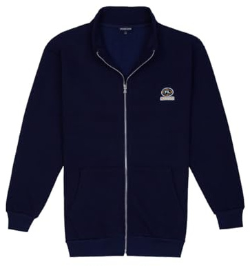 Lavecchia Übergrößen Sweatjacke mit Stehkragen Herren Sweatshirt Pullover LV-2027