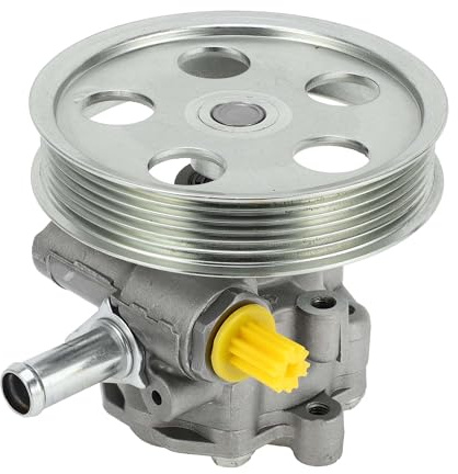 TUCKBOLD Pompa Servosterzo Per Audi A4 2.0L 05-09 Con Puleggia 1pc | Per Audi A4 Quattro 2.0L 05-09 OE 8E0-145-153-D/8E0-145-153-J Colore Tono Argento Materiale Lega Alluminio