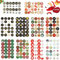 Adventskalender Aufkleber Set,10 x 24 Adventskalender Zahlen Aufkleber,Adventskalender Sticker,Adventskalenderzahlen Etiketten,Aufkleber Adventskalender Für Adventskalender Basteln und Befüllen.