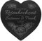 mtb more energy Personalisierbare Schiefertafel Herz ''10 Jahre Rosenhochzeit'' - individuell anpassbar - 32x30cm - Laser Gravur auf Schieferherz - Hochzeit Geschenk